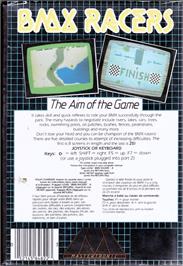 Box back cover for Bmx Racers on the Commodore 64.