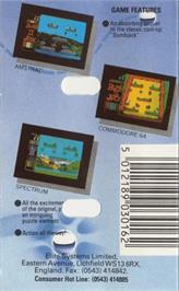 Box back cover for Bomb Jack 2 on the Commodore 64.