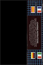 Box back cover for Captive on the Commodore 64.