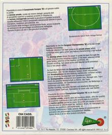 Box back cover for Championship Of Europe on the Commodore 64.