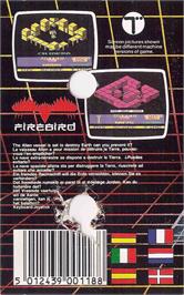 Box back cover for Chimera on the Commodore 64.