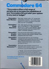Box back cover for Clowns on the Commodore 64.
