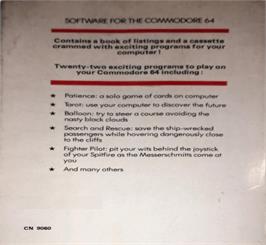 Box back cover for Convoy (PCG) on the Commodore 64.