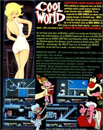 Box back cover for Cool World on the Commodore 64.