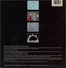 Box back cover for Countdown To Shutdown on the Commodore 64.