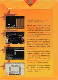 Box back cover for Crazy Sue on the Commodore 64.