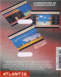 Box back cover for Crossfire on the Commodore 64.