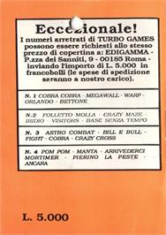 Box back cover for Crystal Castles (Thundervision) on the Commodore 64.