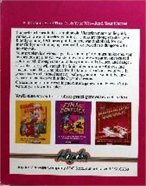 Box back cover for Crystal Caverns (Hayden Book) on the Commodore 64.