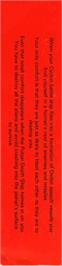 Box back cover for Cyclons on the Commodore 64.