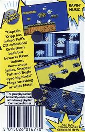 Box back cover for DJ Puff on the Commodore 64.