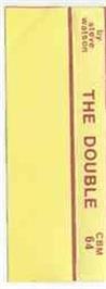Box back cover for Double on the Commodore 64.