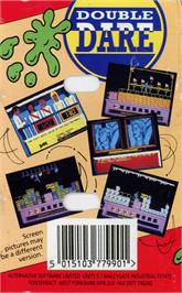 Box back cover for Double Dare (Alternative) on the Commodore 64.