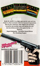 Box back cover for Dragon Skulle on the Commodore 64.