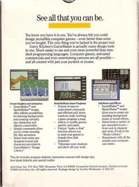 Box back cover for Draw Poker (ACME) on the Commodore 64.