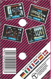 Box back cover for Dynamite Dan on the Commodore 64.