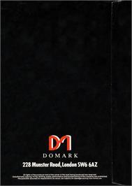 Box back cover for Eureka! on the Commodore 64.