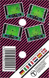Box back cover for European 5-a-side on the Commodore 64.