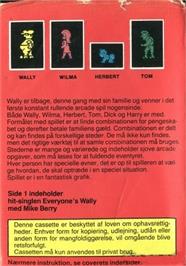 Box back cover for Everyone's A Wally on the Commodore 64.