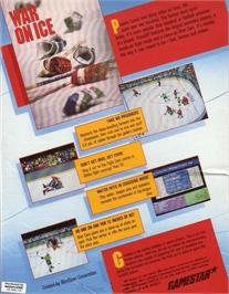 Box back cover for Face Off! on the Commodore 64.
