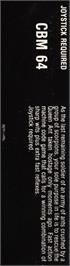 Box back cover for Fire Ant on the Commodore 64.
