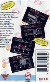 Box back cover for Firelord on the Commodore 64.