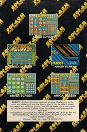 Box back cover for Flippit on the Commodore 64.
