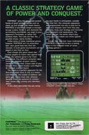 Box back cover for Fortress (Argus Specialist) on the Commodore 64.