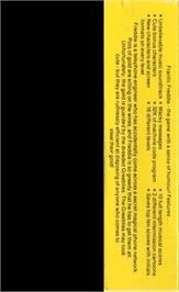 Box back cover for Frantic Freddie on the Commodore 64.