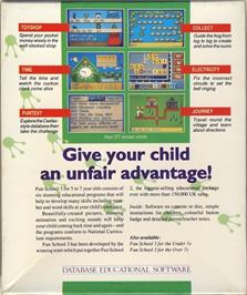 Box back cover for Fun School 3: for 5 to 7 Year Olds on the Commodore 64.