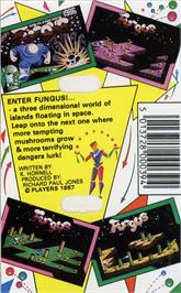 Box back cover for Fungus on the Commodore 64.