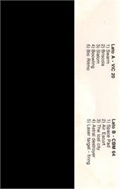 Box back cover for G-force Pinball on the Commodore 64.