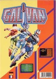 Box back cover for Galivan on the Commodore 64.
