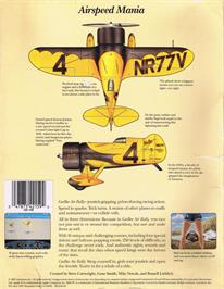 Box back cover for Gee Bee Air Rally on the Commodore 64.