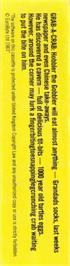 Box back cover for Grab-a-crab on the Commodore 64.