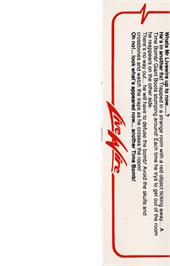 Box back cover for Gridtrap on the Commodore 64.