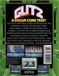 Box back cover for Gutz on the Commodore 64.