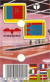 Box back cover for Harvey Headbanger on the Commodore 64.
