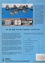 Box back cover for High Seas on the Commodore 64.