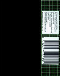 Box back cover for Hollywood Or Bust on the Commodore 64.