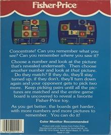Box back cover for I Can Remember on the Commodore 64.