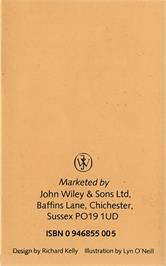 Box back cover for In The Beginning on the Commodore 64.