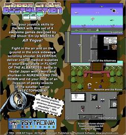 Box back cover for Insectophobia on the Commodore 64.