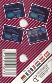Box back cover for International Speedway on the Commodore 64.