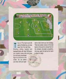 Box back cover for Italy '90 Soccer on the Commodore 64.