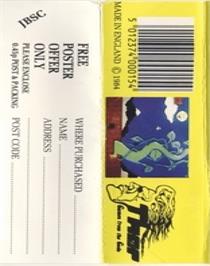 Box back cover for Jack And The Beanstalk (Victory 1982) on the Commodore 64.