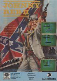 Box back cover for Johnny Reb 2 on the Commodore 64.
