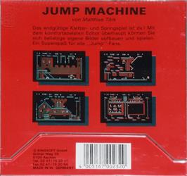 Box back cover for Jump! Machine on the Commodore 64.