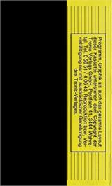 Box back cover for Jungle! (Loadstar 1986) on the Commodore 64.