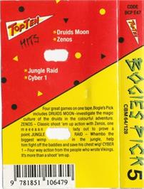 Box back cover for Jungle Raid on the Commodore 64.